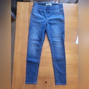 Old Navy Rockstar Super Skinny Leggings Mid Rise Stretch Waistband Size 8